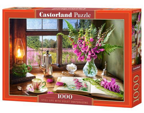Castorland C-104345-2 Still Life with Violet Snapdragons, Puzzle 1000 Teile