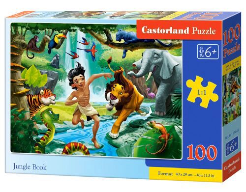 Castorland B-111022 Jungle Book, Puzzle 100 Teile