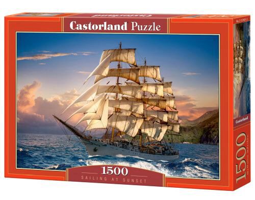 Castorland C-151431-2 Sailing at Sunset, Puzzle 1500 Teile