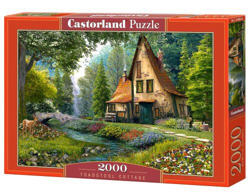 Castorland C-200634-2 Toadstool Cottage, Puzzle 2000 Teile