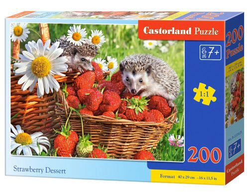 Castorland B-222025 Strawberry Dessert, Puzzle 200 Teile
