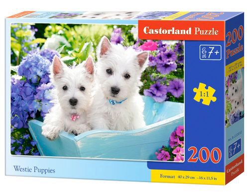Castorland B-222032 Westie Puppies, Puzzle 200 Teile