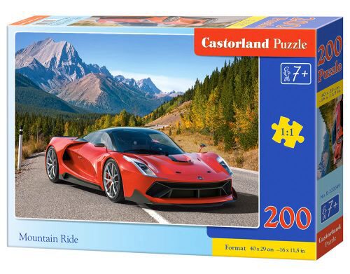 Castorland B-222049 Mountain Ride, Puzzle 200 Teile
