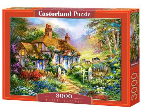 Castorland C-300402-2 Forest Cottage, Puzzle 3000 Teile