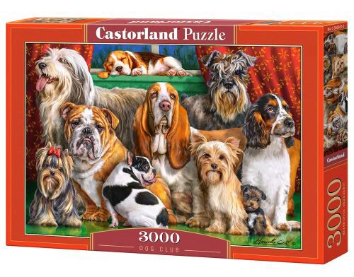Castorland C-300501-2 Dog Club, Puzzle 3000 Teile