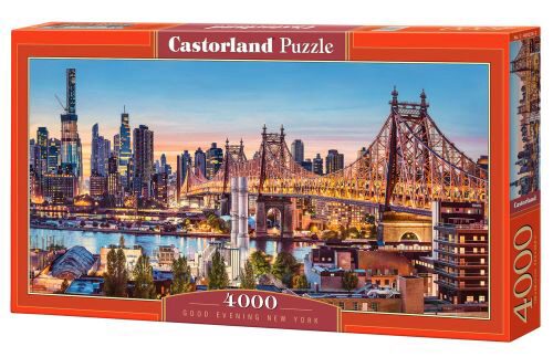 Castorland C-400256-2 Good Evening New York, Puzzle 4000 Teile