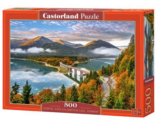 Castorland B-53353 Sunrise over Sylvenstein Lake, Germany, Puzzle 500 Teile