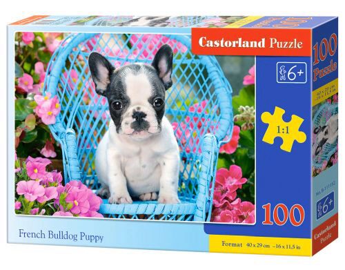 Castorland B-111152 French Bulldog Puppy, Puzzle 100 Teile