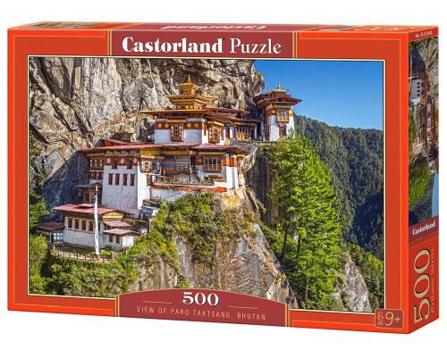 Castorland B-53445 View of Paro Taktsang, Bhutan, Puzzle 500 Teile