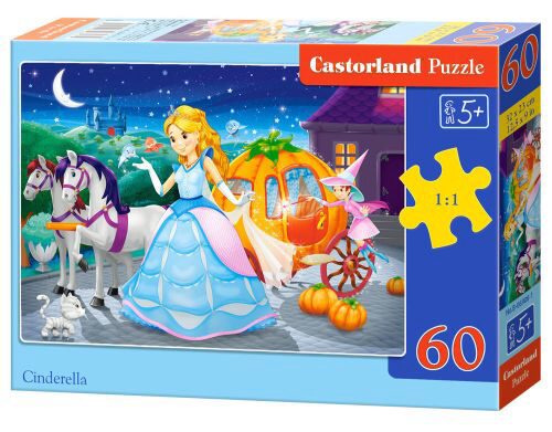Castorland B-06908-1 Cinderella, Puzzle 60 Teile