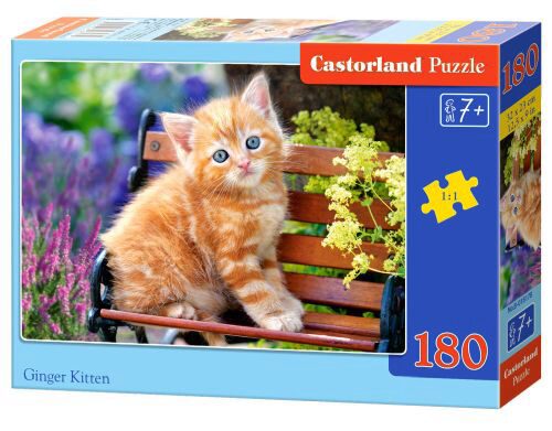 Castorland B-018178 Ginger Kitten, Puzzle 180 Teile
