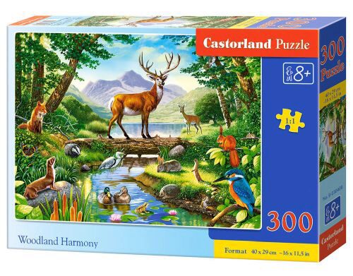 Castorland B-030408 Woodland Harmony, Puzzle 300 Teile
