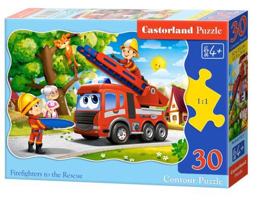 Castorland B-03792-1 Firefighters to the Rescue, Puzzle 30 Teile