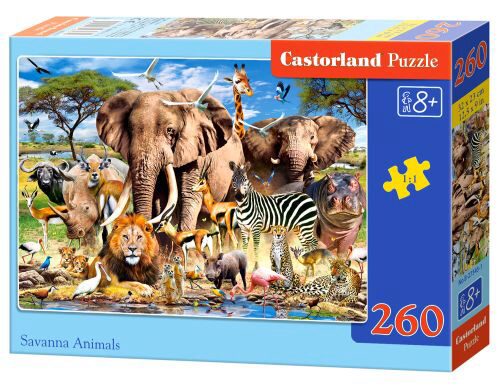 Castorland B-27545-1 Savanna Animals Puzzle 260 Teile
