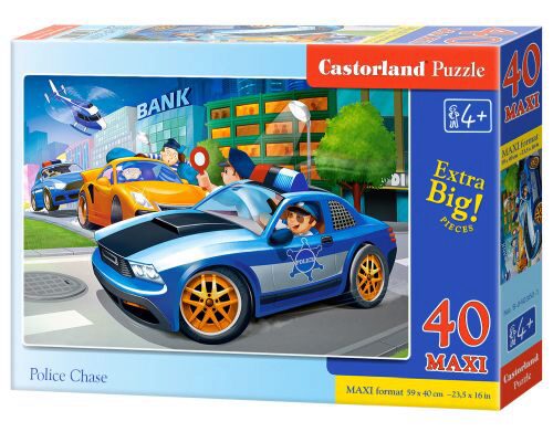 Castorland B-040360-1 Police Chase, Puzzle 40 Teile