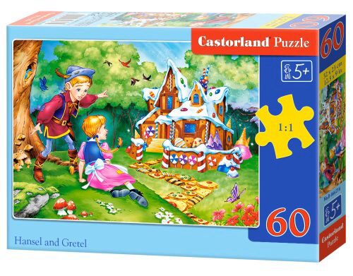 Castorland B-066216 Hansel & Gretel , Puzzle 60 Teile