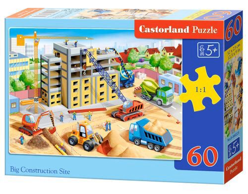 Castorland B-066223 Big Construction Site , Puzzle 60 Teile