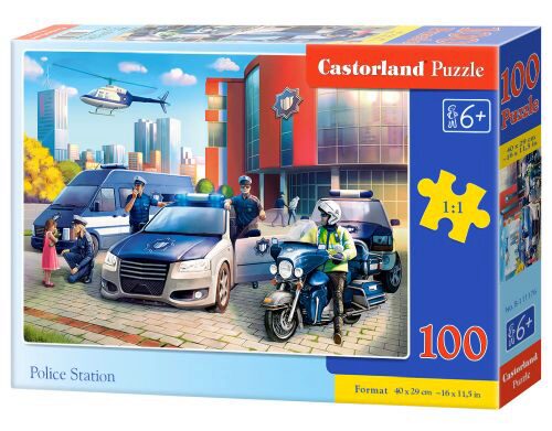 Castorland B-111176 Police Station Puzzle 100 Teile