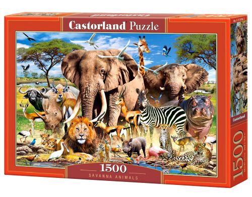 Castorland C-151950-2 Savanna Animals Puzzle 1500 Teile