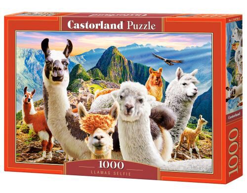 Castorland C-104758-2 Llamas Selfie Puzzle 1000 Teile