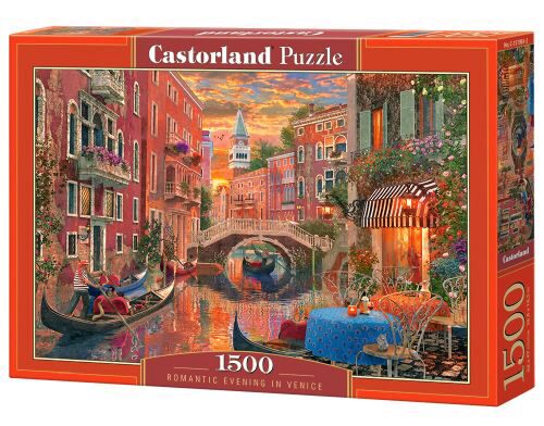 Castorland C-151981-2 Romantic Evening in Venice, Puzzle 1500 Teile