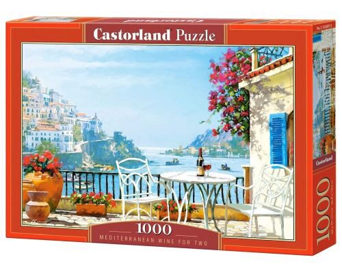 Castorland C-105007-2 Mediterranean Wine for Two Puzzle 1000 Teile