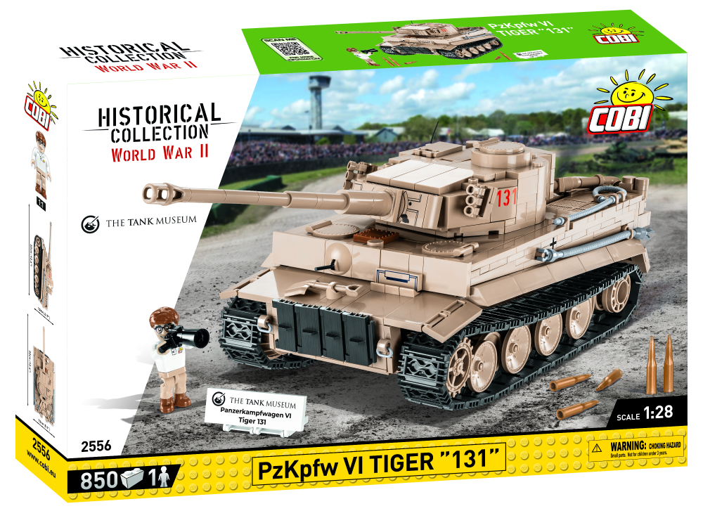Cobi 2556 Panzerkampfwagen VI / 850 pcs. Tiger 131 Tank Museum Bovington