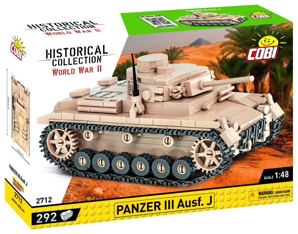 Cobi 2712 Panzer III Ausf. J / 292 pcs.