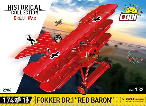 Cobi 2986 Fokker Dr.I Red Baron / 175 pcs.