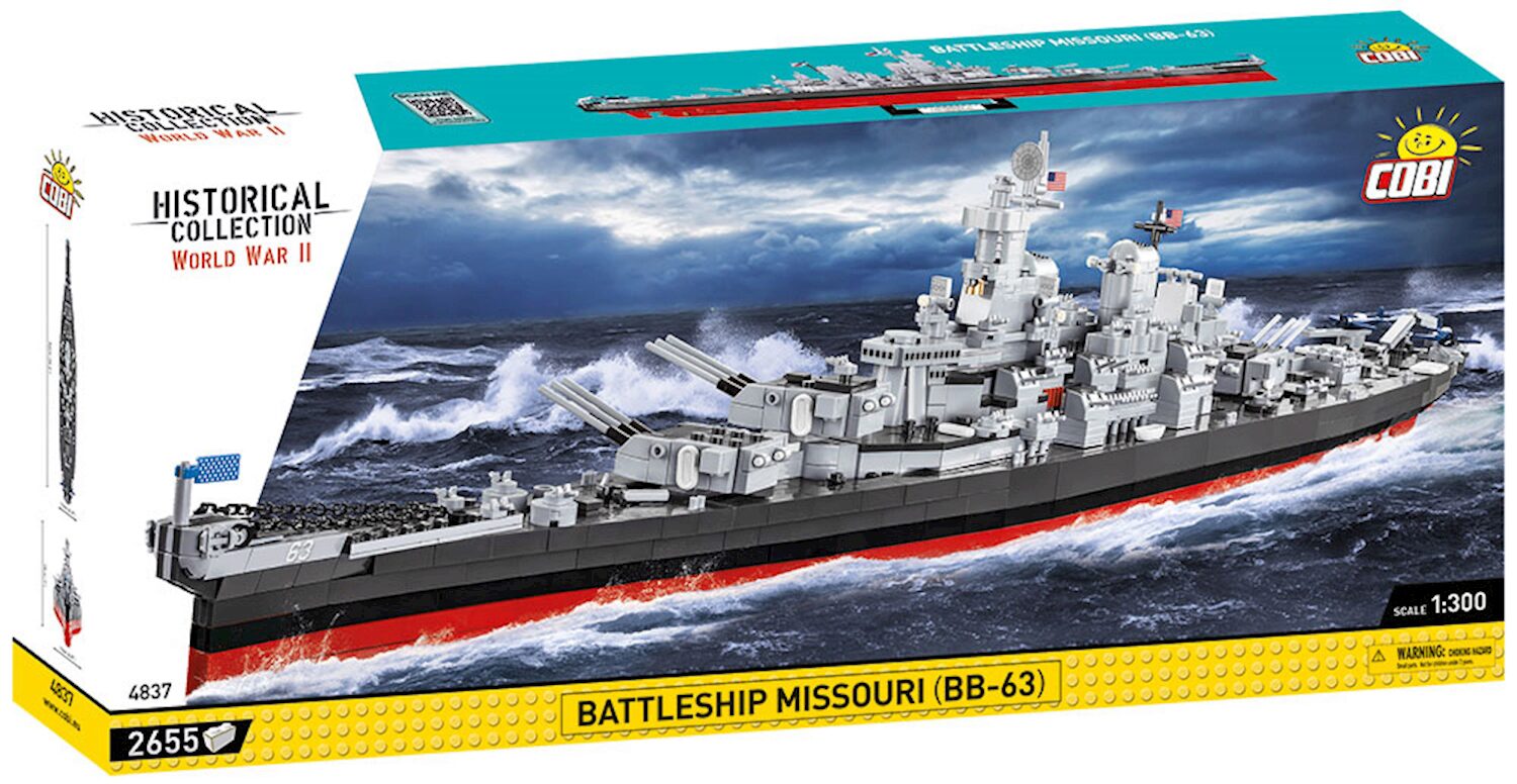 Cobi 4837 Battleship Missouri / 2655 pcs.
