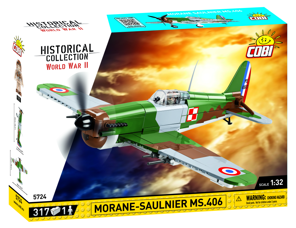 Cobi 5724 Morane-Saulnier MS.406/ 317 pcs.