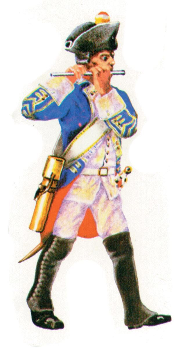 Prince August 407 Zinngiessform Pfeifer Preussen 18. Jh.