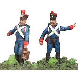 Prince August 520 Zinngiessform Napoleon Krieg 2 Artilleristen, Im Einsatz. Frankreich  18. Jh.