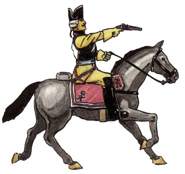 Prince August 55 Zinngiessform Offizier zu Pferd Preussen, Battle of Rossbach