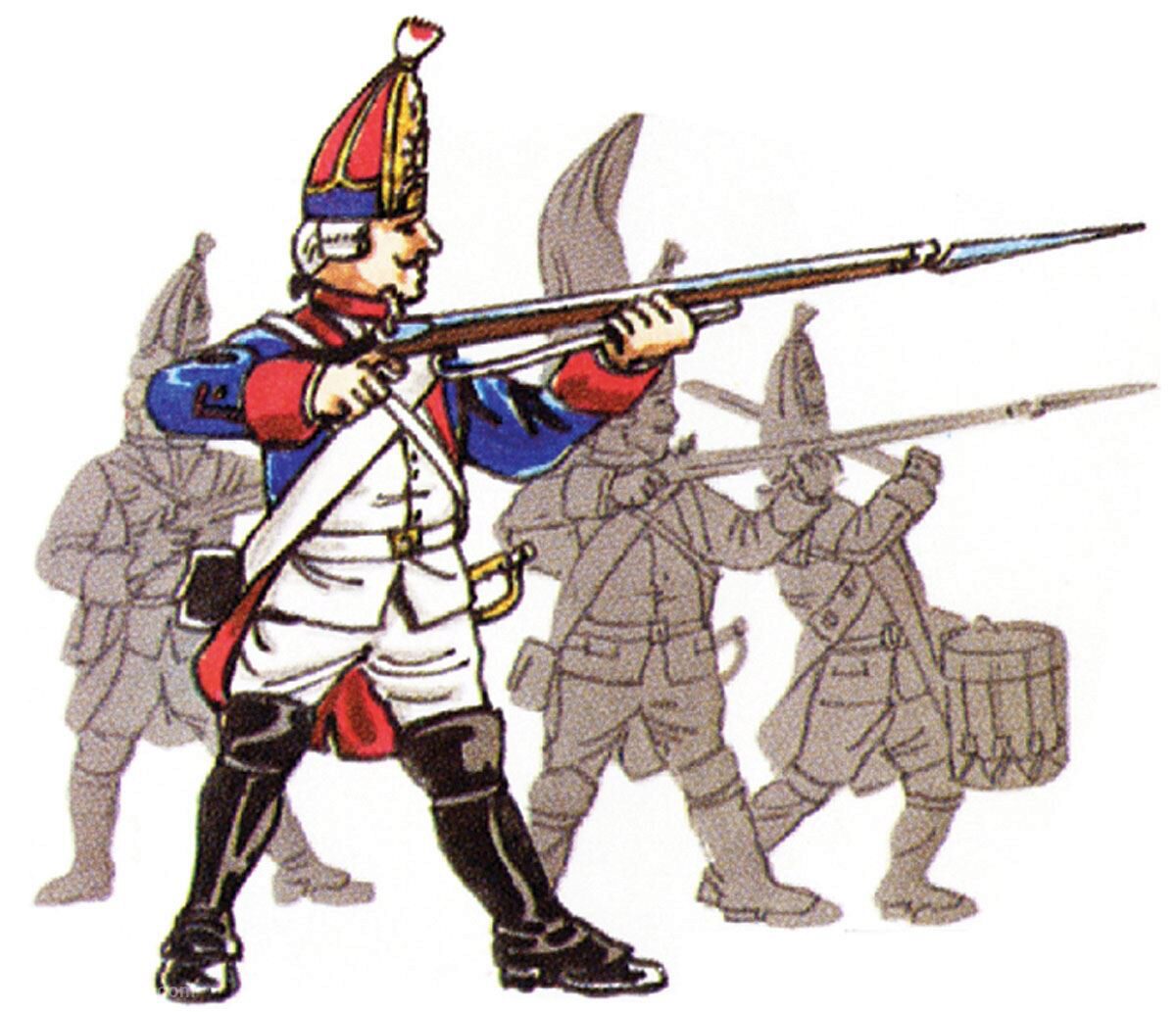 Prince August 66 Zinngiessform Grenadier Battle of Rossbach