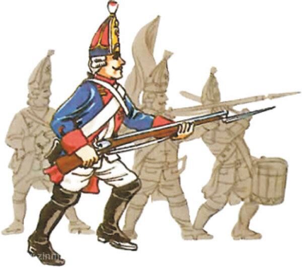Prince August 69 Zinngiessform Grenadier Battle of Rossbach