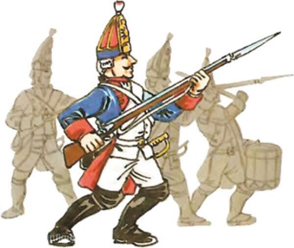 Prince August 70 Zinngiessform Grenadier Battle of Rossbach