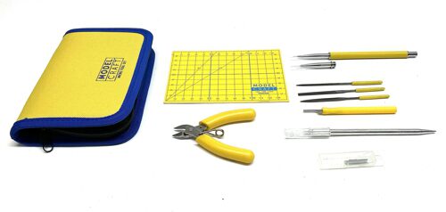 Modelcraft PTK1000 Modellbau Werkzeug-Set schneiden + feilen 10tlg
