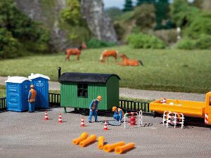 Auhagen 42641 Bauwagen, Mobiltoiletten