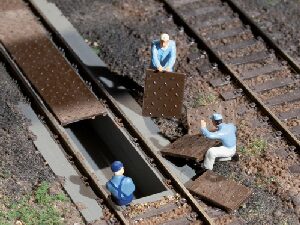 Auhagen 48655 Laufbohlen, Abdeckungen 