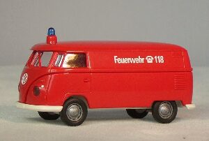 Brekina 208 VW-Kasten T1b "Feuerwehr 118"