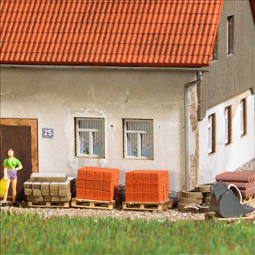 Busch 1847 Paletten »Baustelle« H0