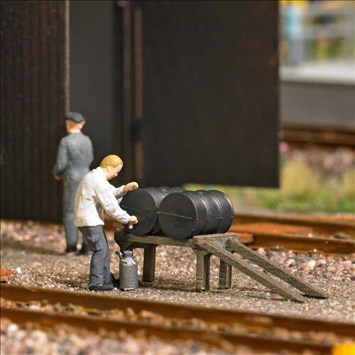 Busch 1995 Öl zapfen H0