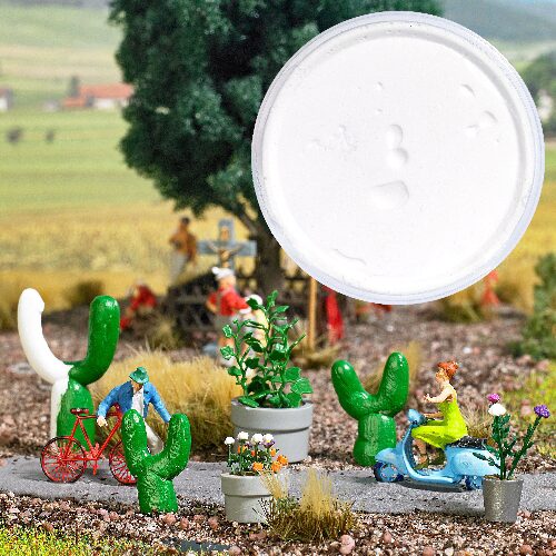 Busch 7555 Modellbau Knete weiss     