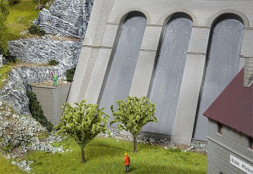 Faller 130943 Elektrizitätswerk mit Staumauer