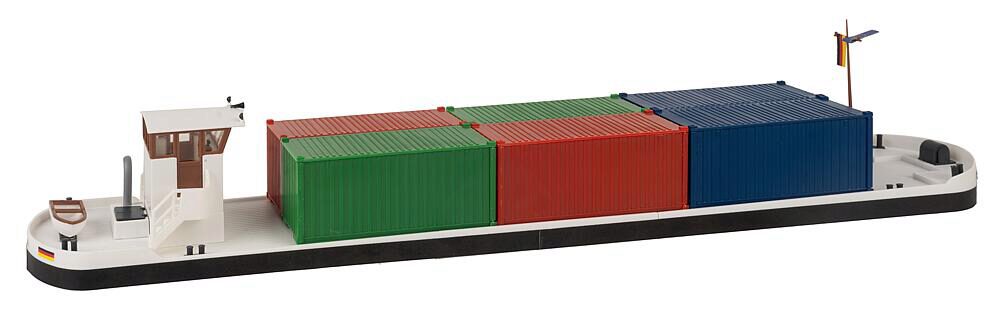 Faller 131013 Flussfrachter mit Containern
