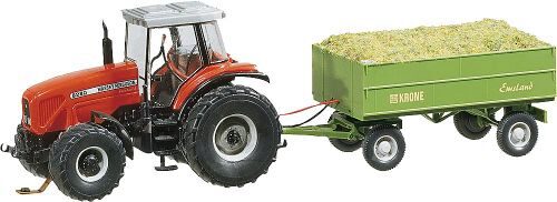 Faller 161536 MF Traktor mit Anhänger (WIKING)