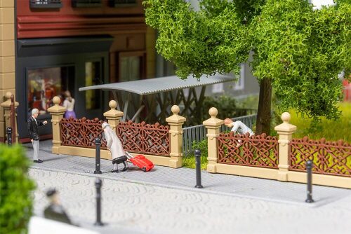 Faller 180425 Villenzaun  braun