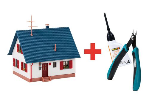 Faller 195601 FALLER Promotions-Set Bastelhaus  weiss/grau