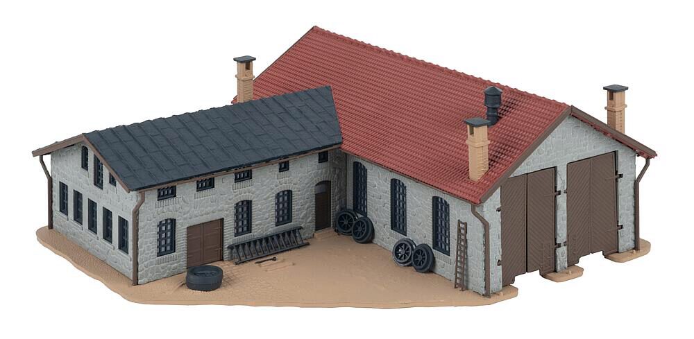 Faller 222106 Zweiständiger Lokschuppen mit Werkstatt